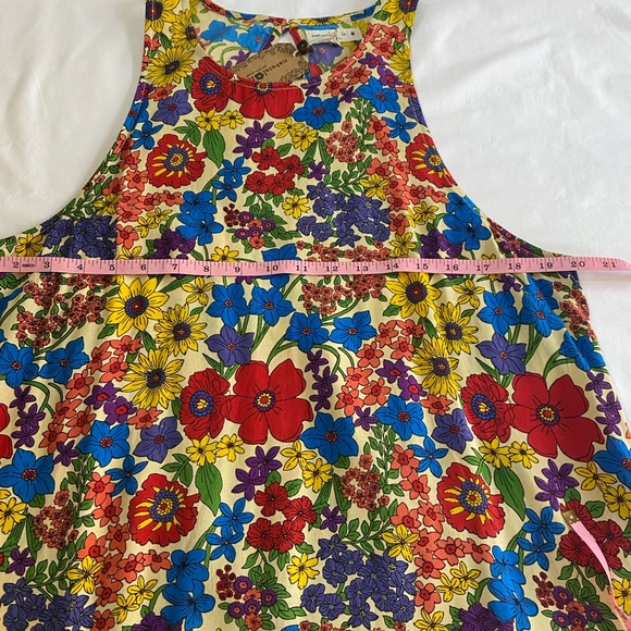🆕 natural life Katie Colorful Floral Boho Cottagecore Sleeveless Maxi Dress M - Picture 9 of 10